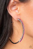 Making Rounds- Pink Earrings