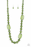 Malibu Masterpiece- Green Necklace