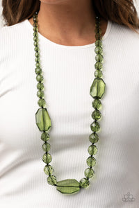 Malibu Masterpiece- Green Necklace