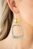 Material Girl Mod - Yellow Earrings