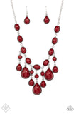 Mediterranean Mystery- Red Necklace