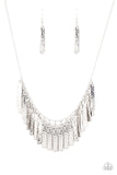 Metallic Muse- Silver Necklace