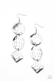 Mixed Movement- Silver Earrings