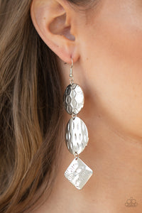 Mixed Movement- Silver Earrings