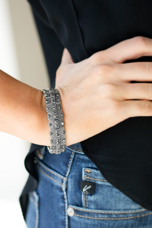 Modern Magnificence- Silver Bracelet