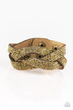 Nice Girls Finish Last- Brass Bracelet