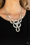 Oval The Limit- Silver Necklace