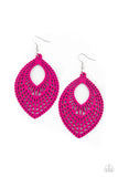 One Beach At A Time- Pink Earrings