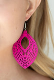 One Beach At A Time- Pink Earrings