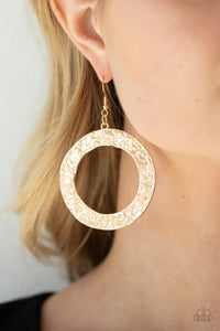 Primal Meridian- Gold Earrings