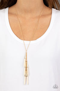 Primitive and Proper- White Necklace