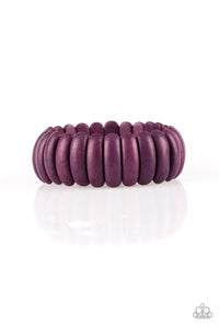 Peacefully Primal- Purple Bracelet