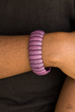 Peacefully Primal- Purple Bracelet