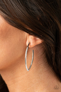 Point Blank Beautiful- Silver Earrings