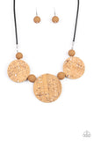 Pop The Cork- White Necklace