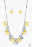 Prismatic Sheen- Yellow Necklace