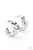 Put Your Best Face Forward- Silver Earrings