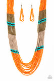 Rio Roamer - Orange Necklace