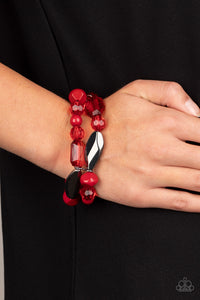 Rockin Rock Candy- Red Bracelet