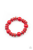 Rustic Rival - Red Bracelet