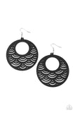 Sea Le Vie- Black Earrings