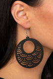 Sea Le Vie- Black Earrings