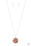 Sahara Equinox- Orange Necklace