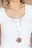 Sahara Equinox- Orange Necklace