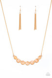 Serenely Scalloped- Gold Necklace