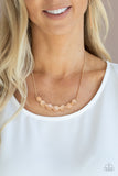 Serenely Scalloped- Gold Necklace