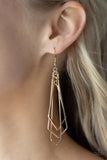 Shape Shifting Shimmer- Gold Earrings