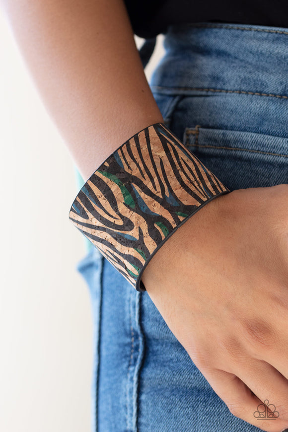 Show Your True Stripes - Blue Bracelet