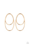 So OVAL-Dramatic - Gold Earrings