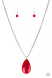 So Pop-YOU-lar- Red Necklace