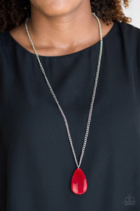 So Pop-YOU-lar- Red Necklace