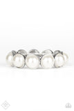 Society Socialite- White Bracelet