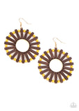 Solar Flare- Yellow Earrings