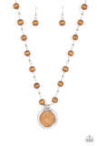 Soulful Sunrise - Brown Necklace