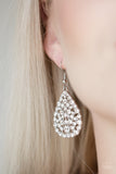 Sparkle Brighter- White Earrings