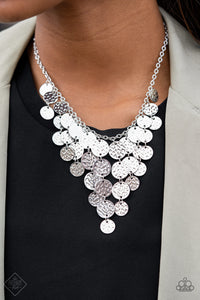 Spotlight Ready- Silver Necklace