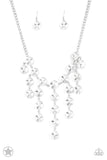 Spotlight Stunner- White Necklace