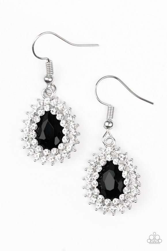 Star-Crossed Starlet- Black Earrings