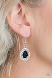 Star-Crossed Starlet- Black Earrings