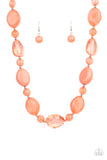 Staycation Stunner - Orange Necklace