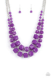 Summer Excursion- Purple Necklace