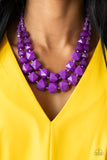 Summer Excursion- Purple Necklace