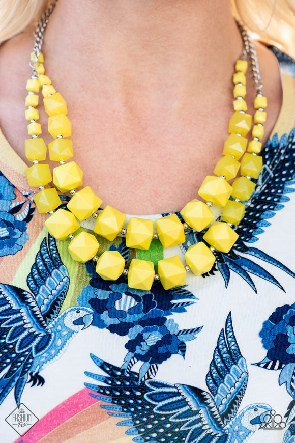 Summer Excursion - Yellow Necklace