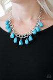 Take The COLOR Wheel! - Blue Necklace