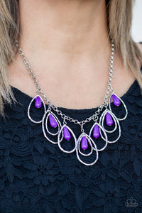 Tango Tempest- Purple Necklace