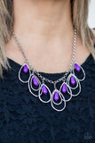 Tango Tempest- Purple Necklace